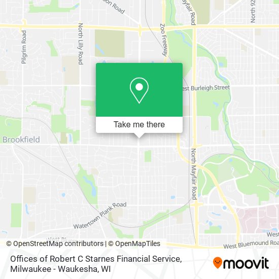 Offices of Robert C Starnes Financial Service map