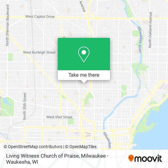 Living Witness Church of Praise map