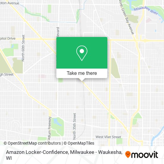 Mapa de Amazon Locker-Confidence