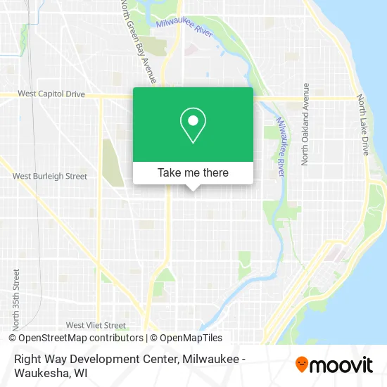 Right Way Development Center map