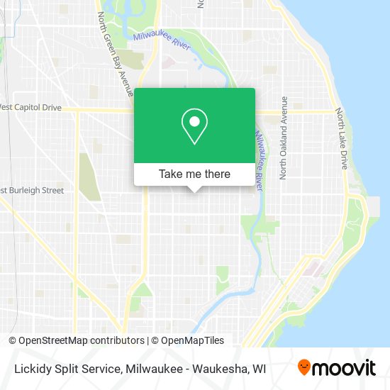 Mapa de Lickidy Split Service