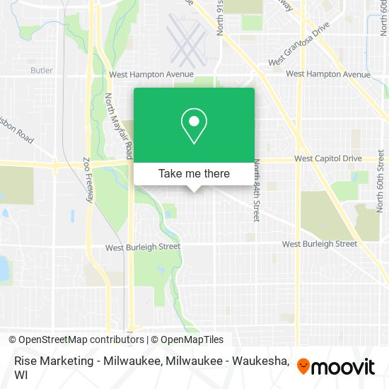 Mapa de Rise Marketing - Milwaukee