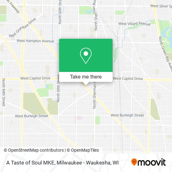 A Taste of Soul MKE map