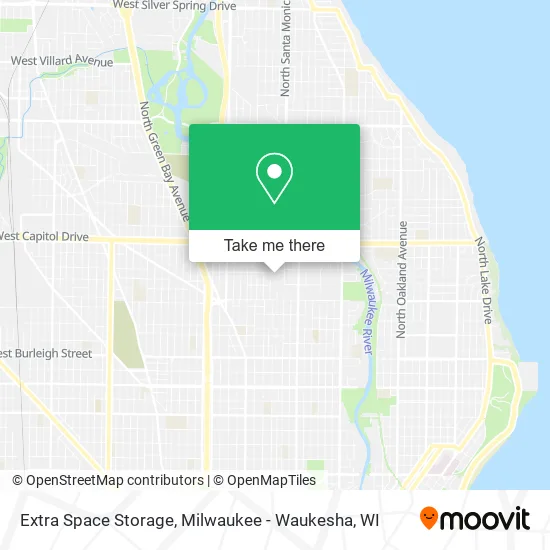 Extra Space Storage map