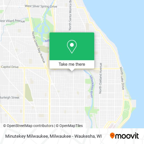 Mapa de Minutekey Milwaukee