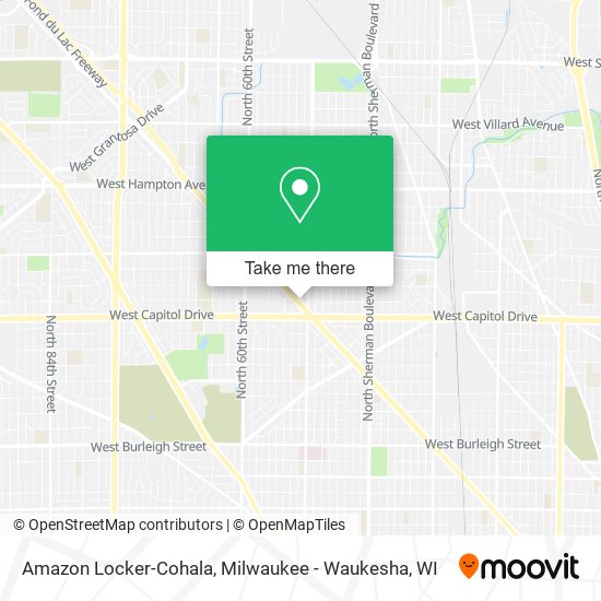 Mapa de Amazon Locker-Cohala
