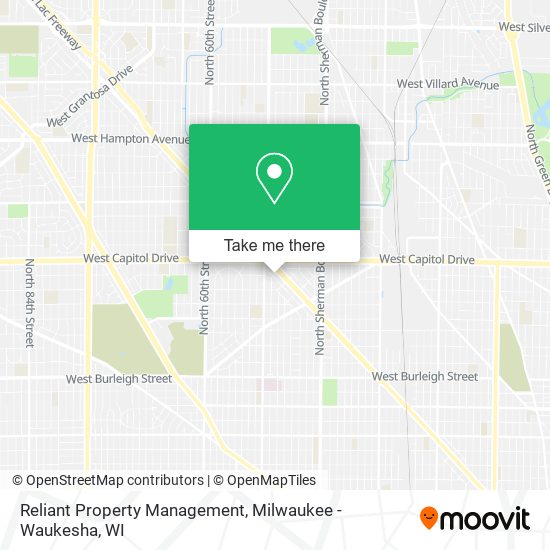 Reliant Property Management map