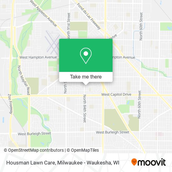 Mapa de Housman Lawn Care