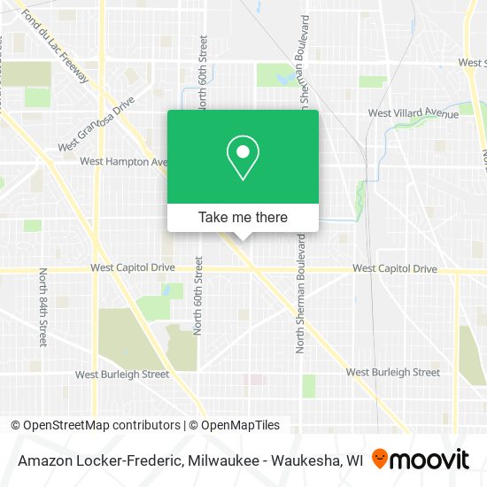 Amazon Locker-Frederic map