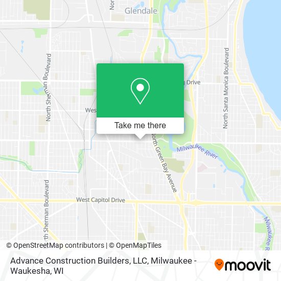 Mapa de Advance Construction Builders, LLC
