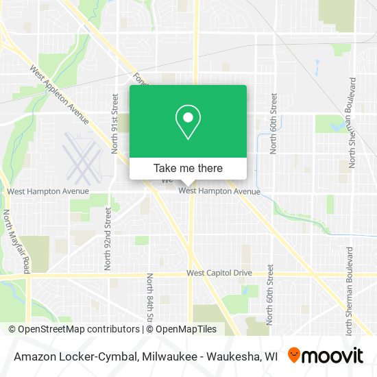 Mapa de Amazon Locker-Cymbal