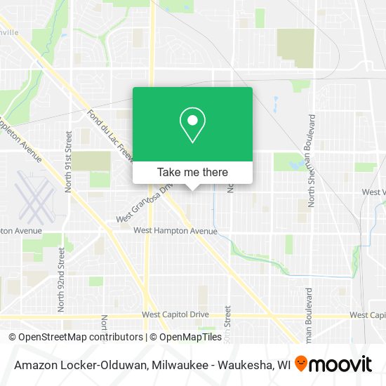 Amazon Locker-Olduwan map