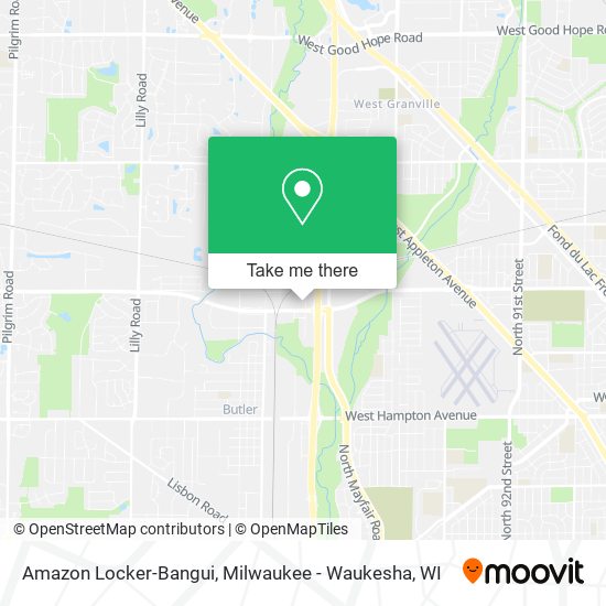 Amazon Locker-Bangui map