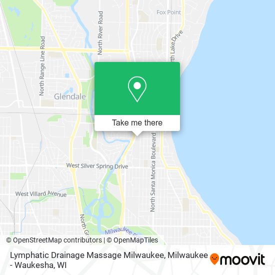 Mapa de Lymphatic Drainage Massage Milwaukee