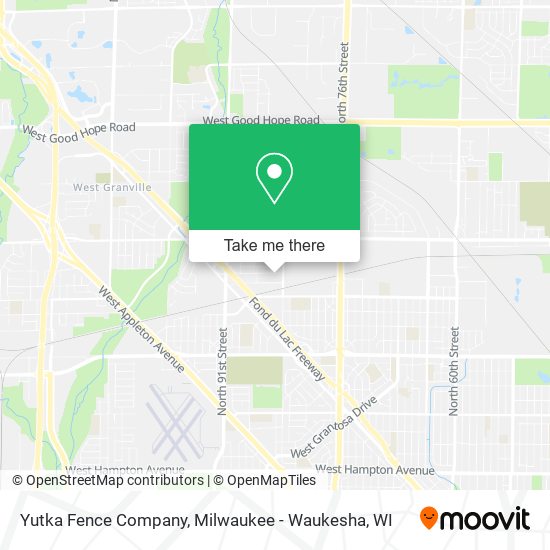 Mapa de Yutka Fence Company