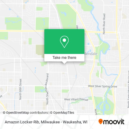 Amazon Locker-Rib map