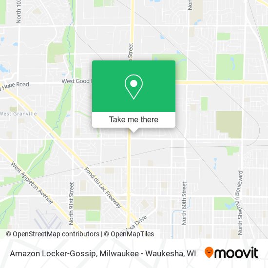 Mapa de Amazon Locker-Gossip