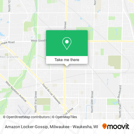 Mapa de Amazon Locker-Gossip