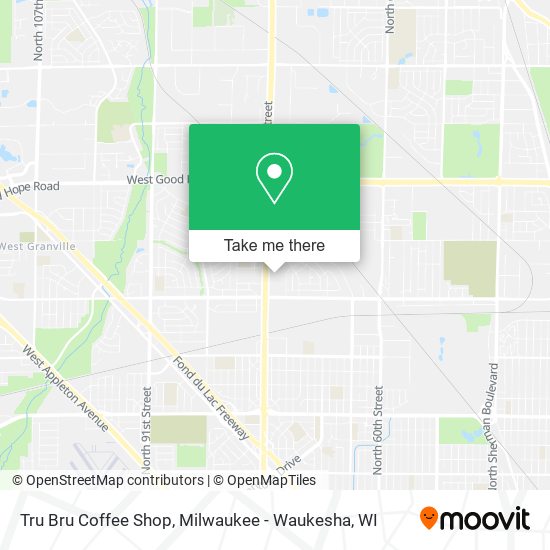 Tru Bru Coffee Shop map