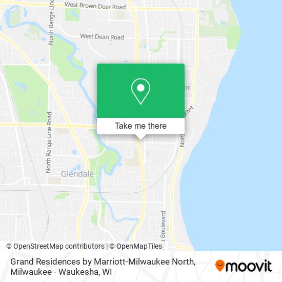 Grand Residences by Marriott-Milwaukee North map