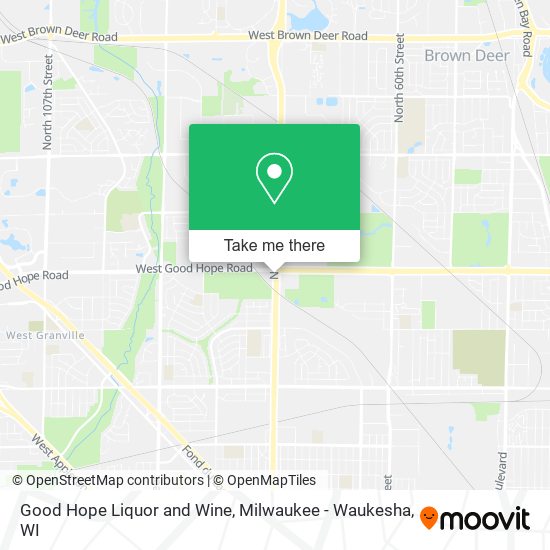 Good Hope Liquor and Wine map