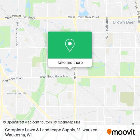 Mapa de Complete Lawn & Landscape Supply