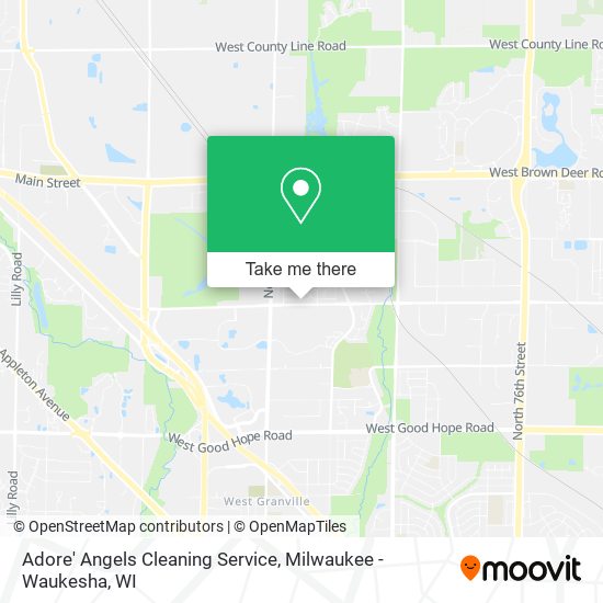 Adore' Angels Cleaning Service map