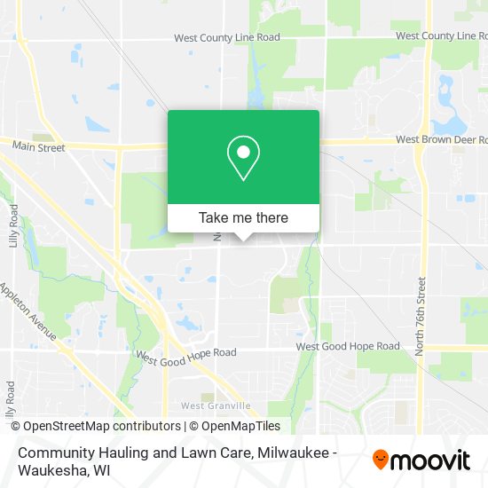 Community Hauling and Lawn Care map