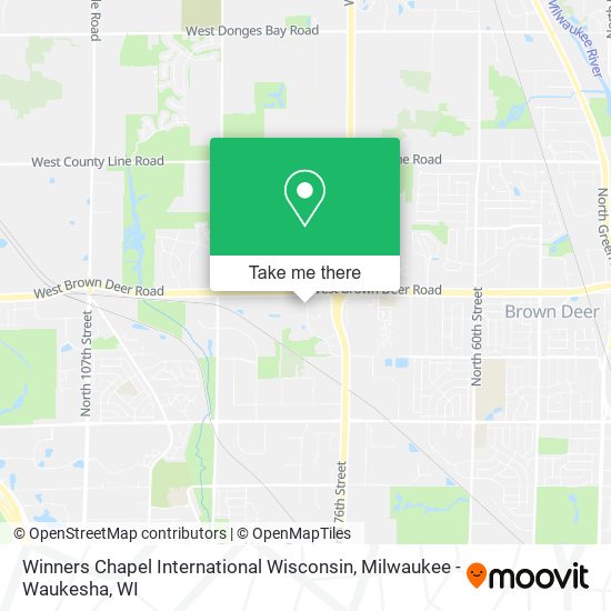 Mapa de Winners Chapel International Wisconsin