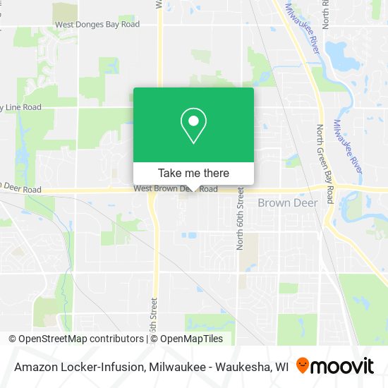 Mapa de Amazon Locker-Infusion