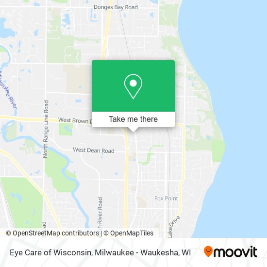 Eye Care of Wisconsin map