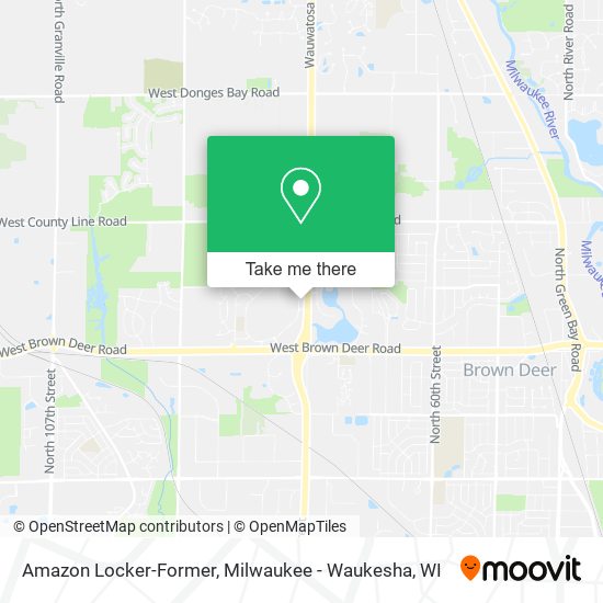 Amazon Locker-Former map