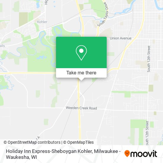 Mapa de Holiday Inn Express-Sheboygan Kohler