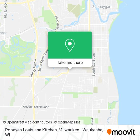 Mapa de Popeyes Louisiana Kitchen