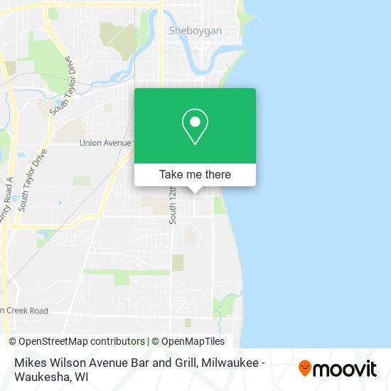 Mikes Wilson Avenue Bar and Grill map