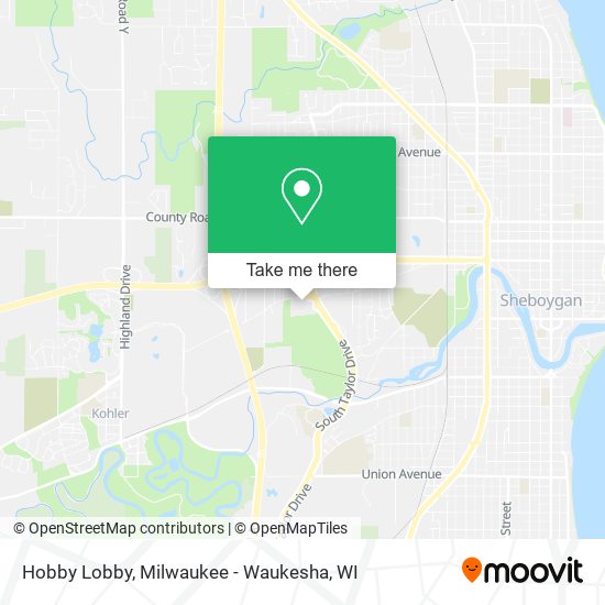 Mapa de Hobby Lobby