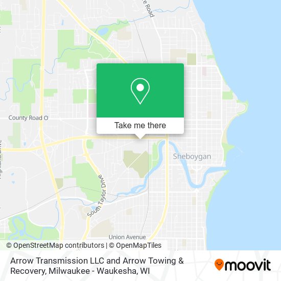 Arrow Transmission LLC and Arrow Towing & Recovery map