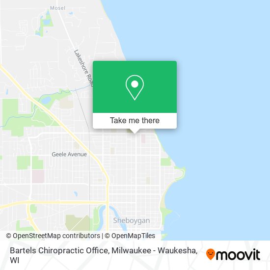 Bartels Chiropractic Office map