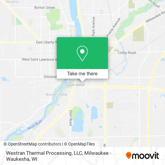 Mapa de Westran Thermal Processing, LLC