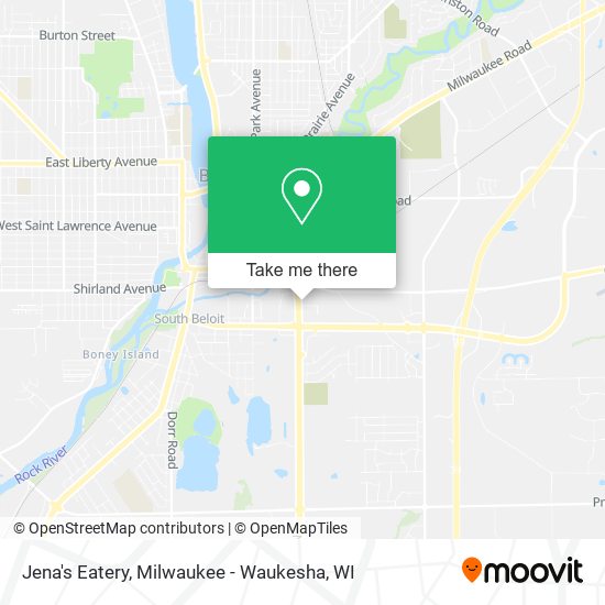Jena's Eatery map