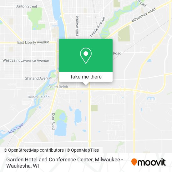 Garden Hotel and Conference Center map