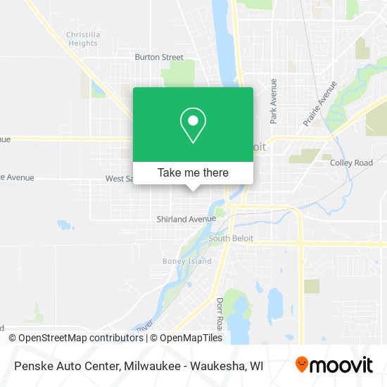 Penske Auto Center map