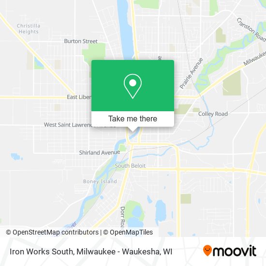 Iron Works South map