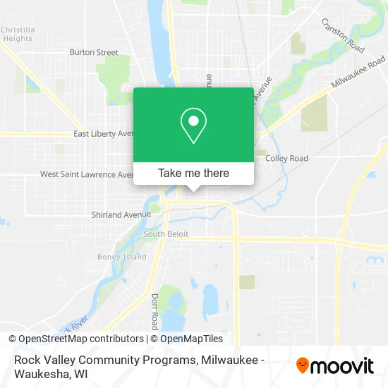 Mapa de Rock Valley Community Programs