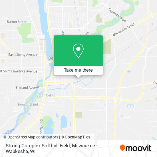 Strong Complex Softball Field map