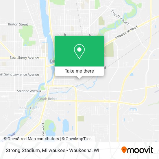 Strong Stadium map