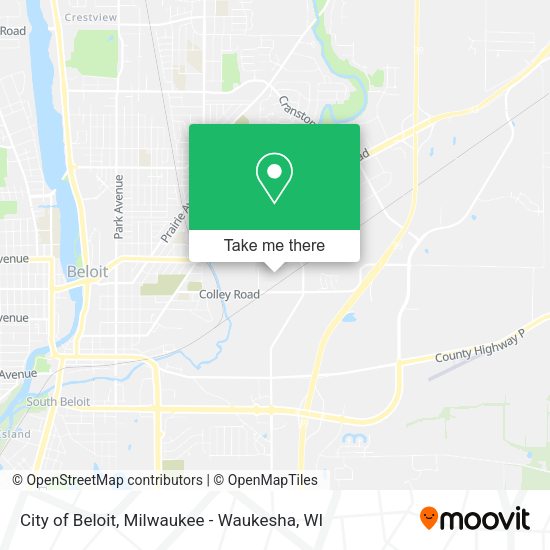 Mapa de City of Beloit