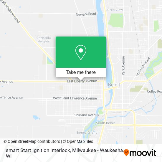 Mapa de smart Start Ignition Interlock