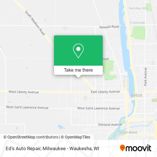 Ed's Auto Repair map