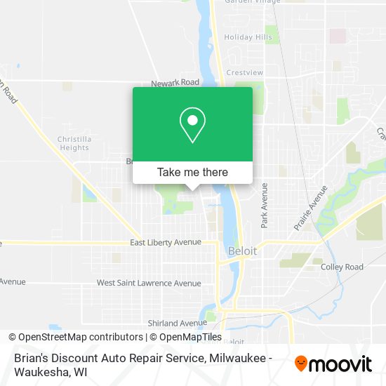 Mapa de Brian's Discount Auto Repair Service